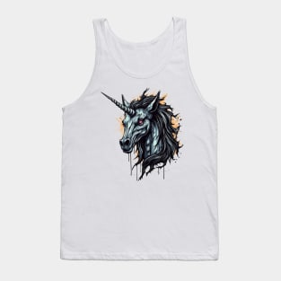 Creepy Unicorn Tank Top